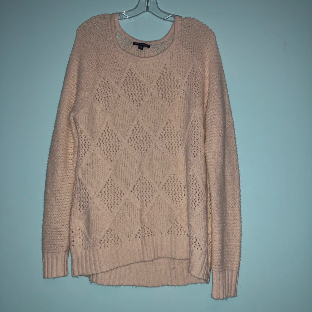 American Eagle cream colored sweater